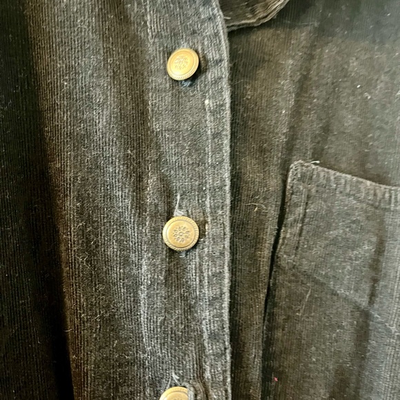 NWT VINTAGE Carroll Reed Black Corduroy Dress - Picture 5 of 8